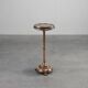 Art Deco Side Table by Daalderop in Red and Yellow Copper, The Netherlands