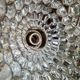 Mercurised glass wall light, Helioray, 1930
