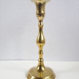 Golden brass candlestick