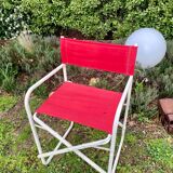 Vintage red folding chair