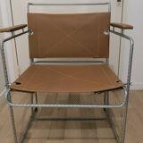 Fauteuil en cuir marc held x monoprix