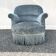 Petrol blue armchair