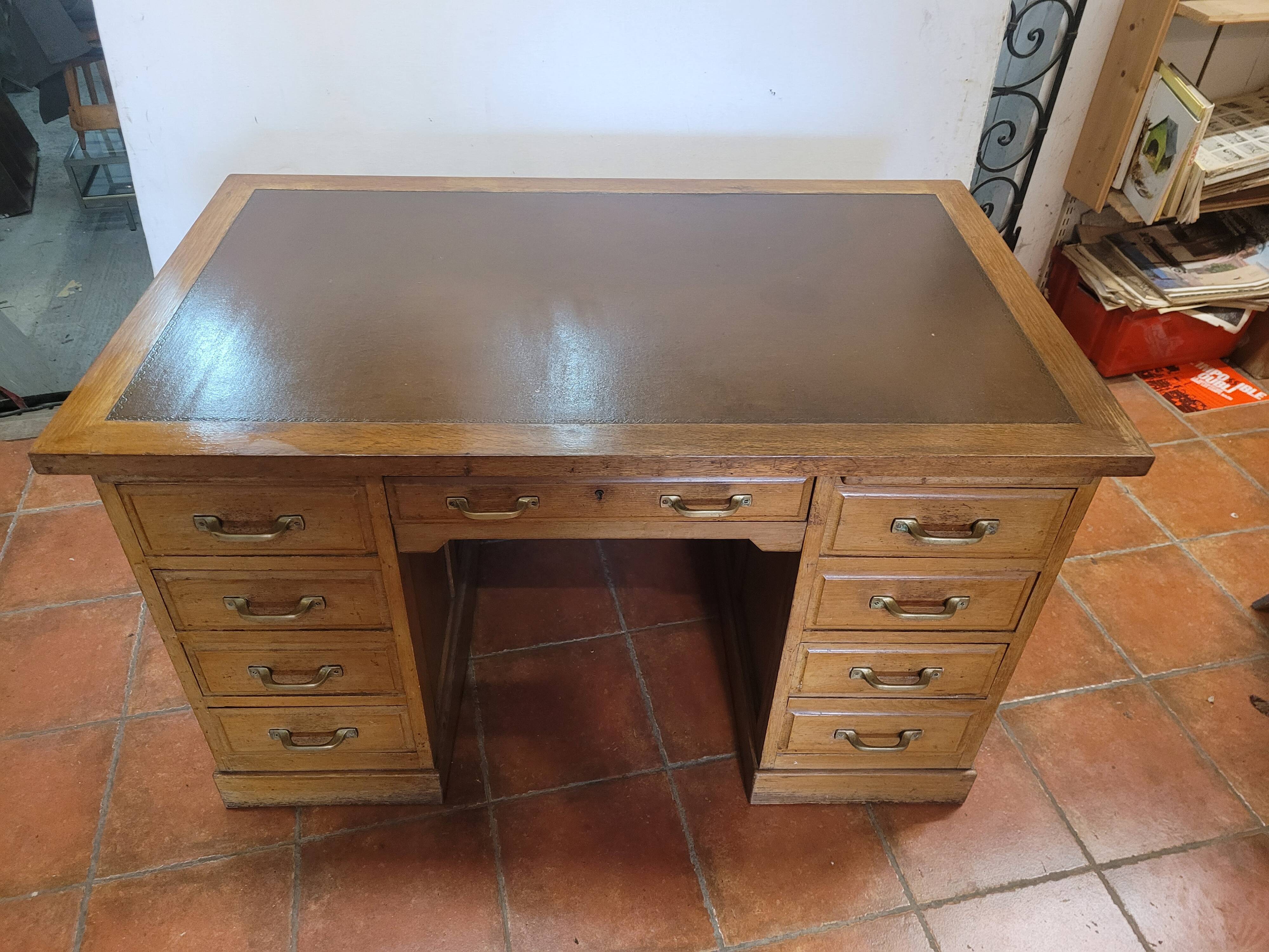 Minister's office in oak