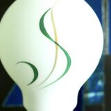 White opaline hanging 1950s