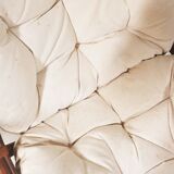 Rotating rattan chair