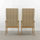 Pair of danish highback chairs by domus danica