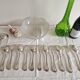 Cutlery set of 13 pieces in silver metal by Christofle