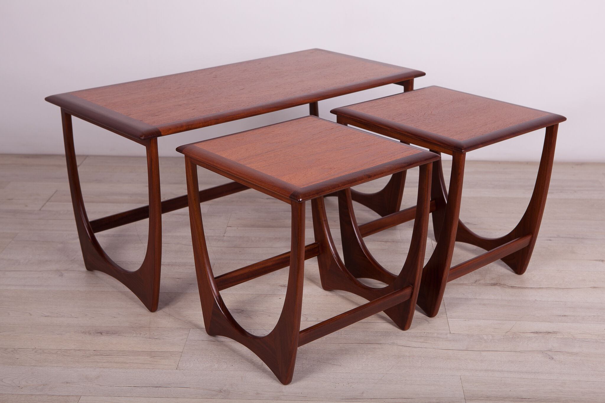 Nesting tables by victor wilkins for g-plan, 1960s, set of 3