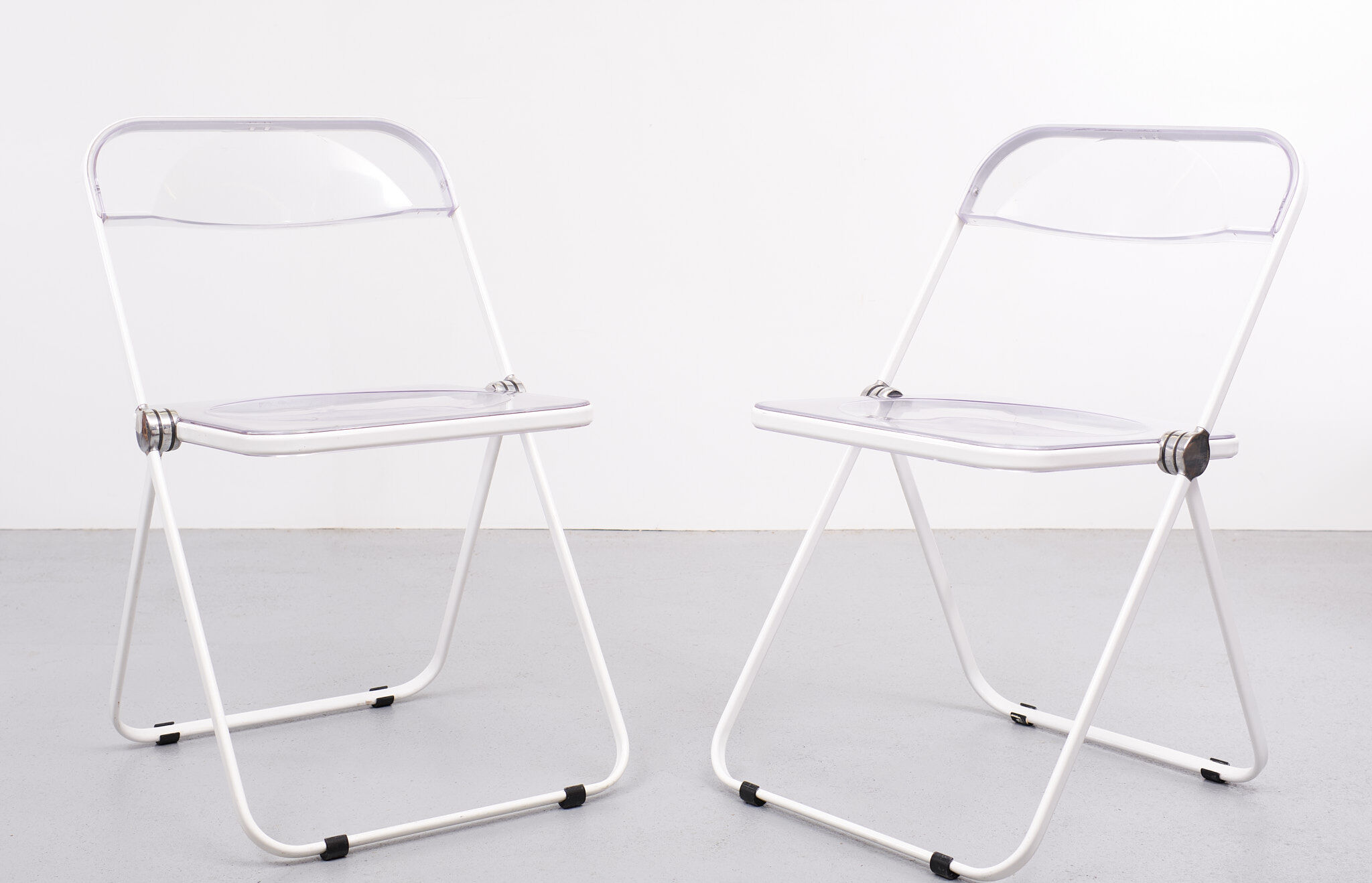Plia folding chairs by  Giancarle Piretti for Castelli, 1970s, Italy