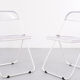 Plia folding chairs by  Giancarle Piretti for Castelli, 1970s, Italy