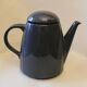 Théière vintage design Thomas Germany couleur gris pétrole