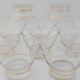 Lot de 10 coupes en verre