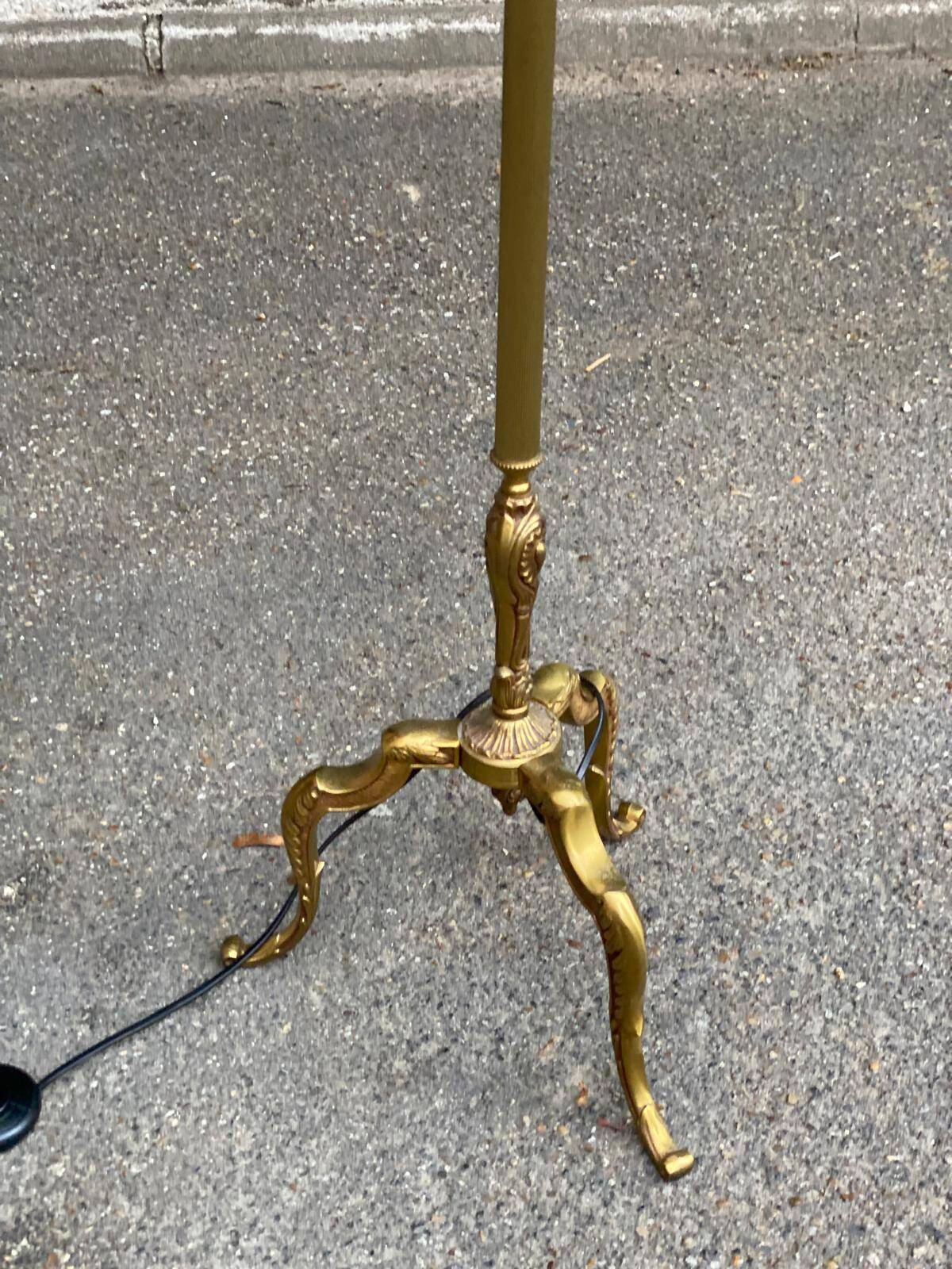 170cm tripod gold brass floor lamp