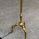 Lampadaire en laiton doré tripode 170cm