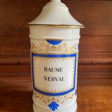 Limoges Ternet porcelain medicine jar