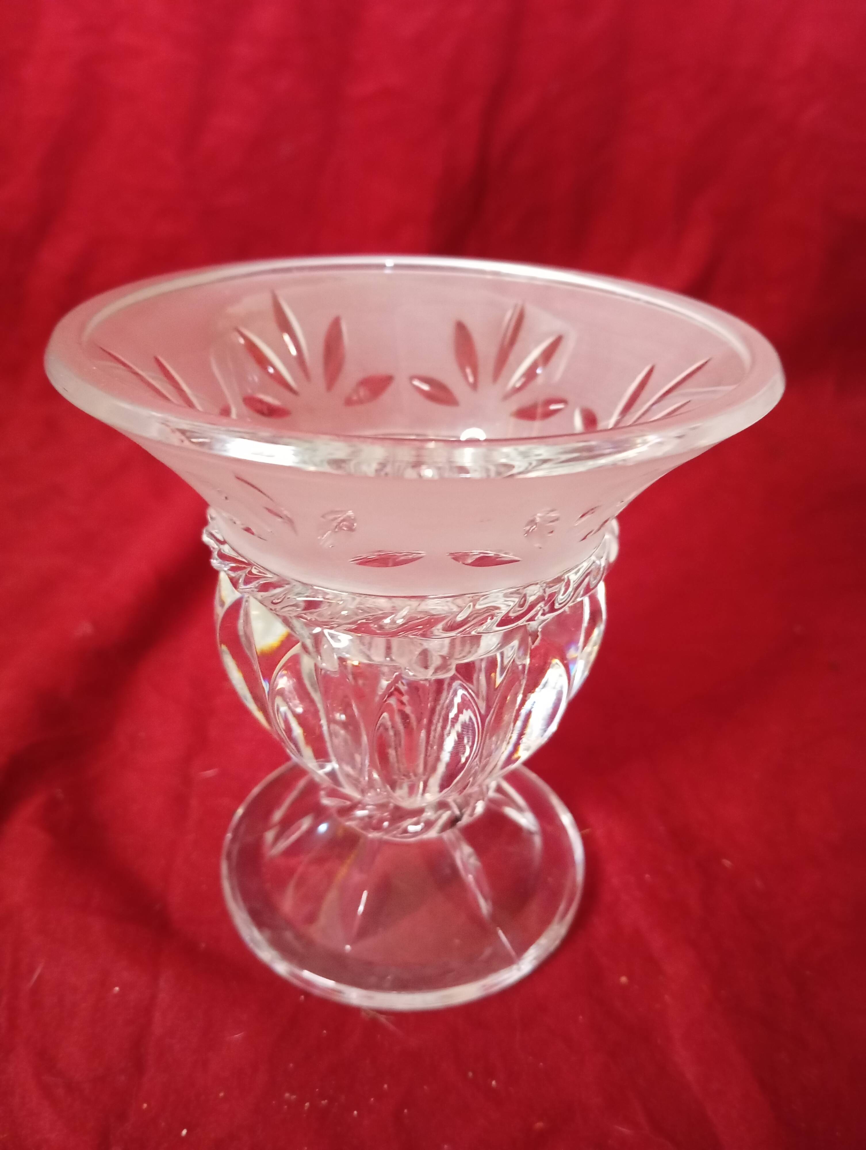 Crystal candle holder