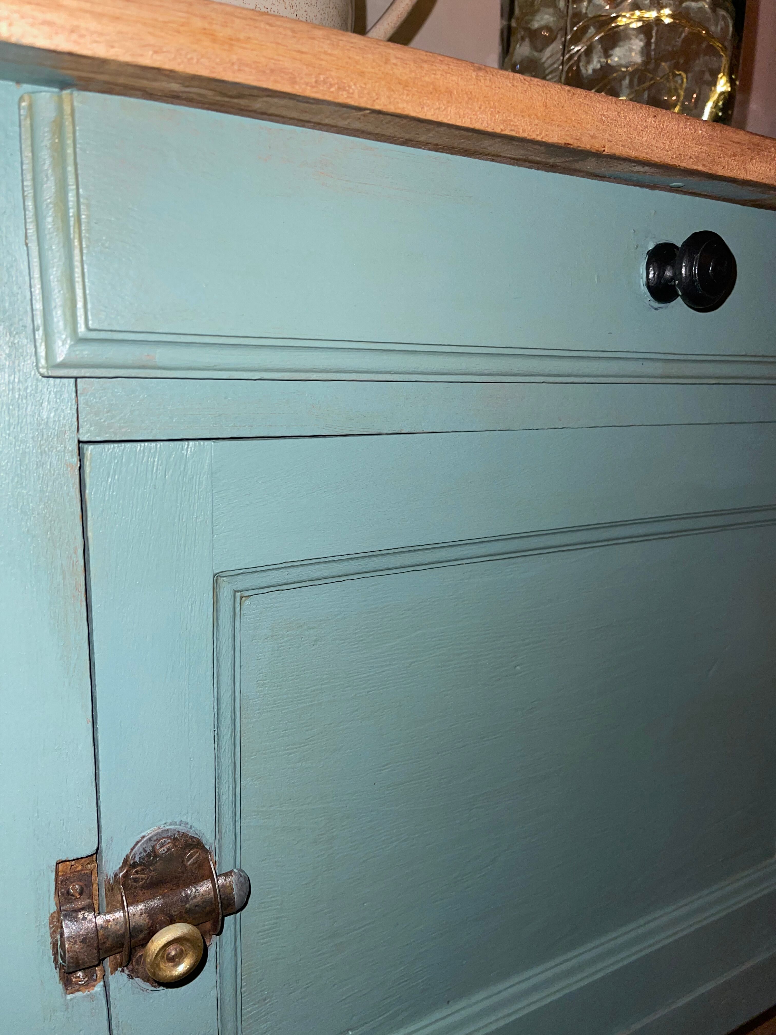 Antique furniture of low oak
