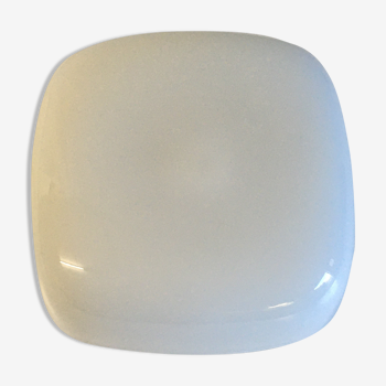 Plafonnier globe opaline blanc - années 50/60