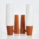 Anonymous Teak and Glass Wall Lights Pair from Sweden 1960