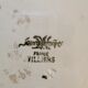 Vintage plate decor flowers