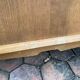 Vintage bookcase shelf