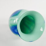 Carlo Moretti made in Italy signed multicolored vase 90's