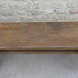 Solid wood farmhouse bench, 2m30