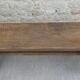 Solid wood farmhouse bench, 2m30