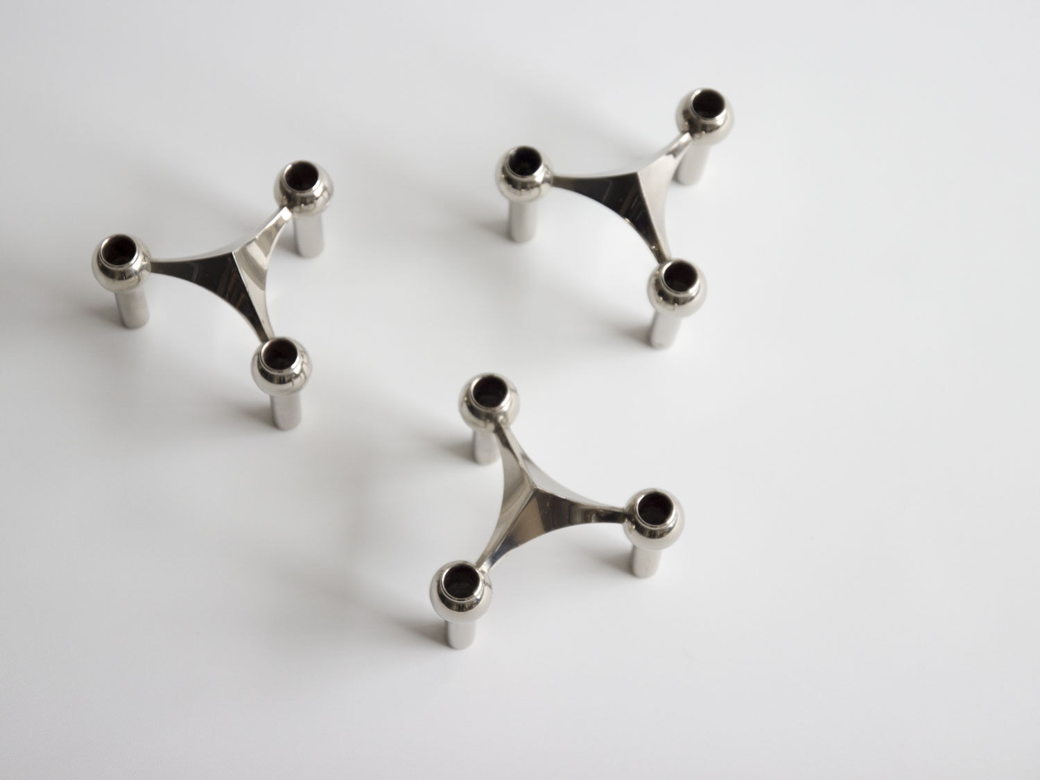 Lot of 3 Candlesticks Nagel