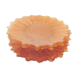 Lot of 12 sunflower plates - 1970