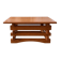 Table basse brutaliste en orme  – années 70