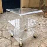 Plexiglas coffee table