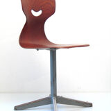 Plywood sixties vintage children's chair