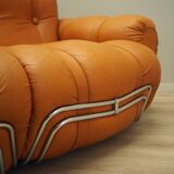 Orange sofa, Space Age design, 1960s, production: Italy