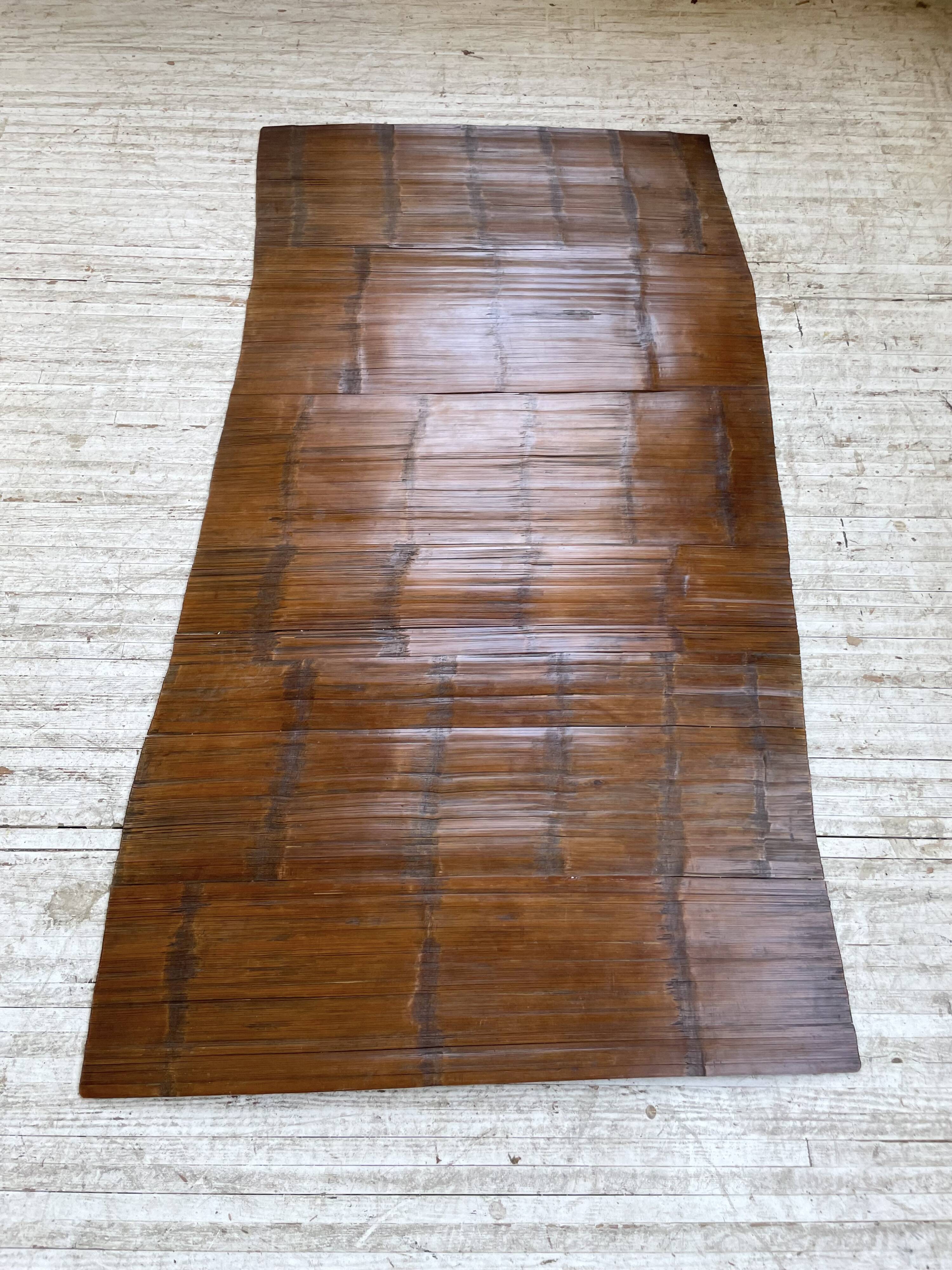 Tapis en bois tribu Akha Birmanie