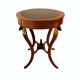 Biedermeier Cherry Veneer Gold-Leaf Center Table, Austria, 1820s