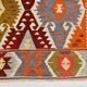 5x8 Geometric Handmade Wool Persian Kilim Rug, 171x260Cm