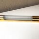 Vintage neon wall lamp 60 Stores Reunited massive brass