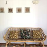 Rattan bench