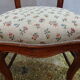 Pair of old chairs has medallion style Louis XVI