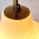 UFO screen-printed glass pendant light, 1970.