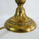 Table lamp, bedside lamp, globe with floral motifs and glass beads. Year 60 70