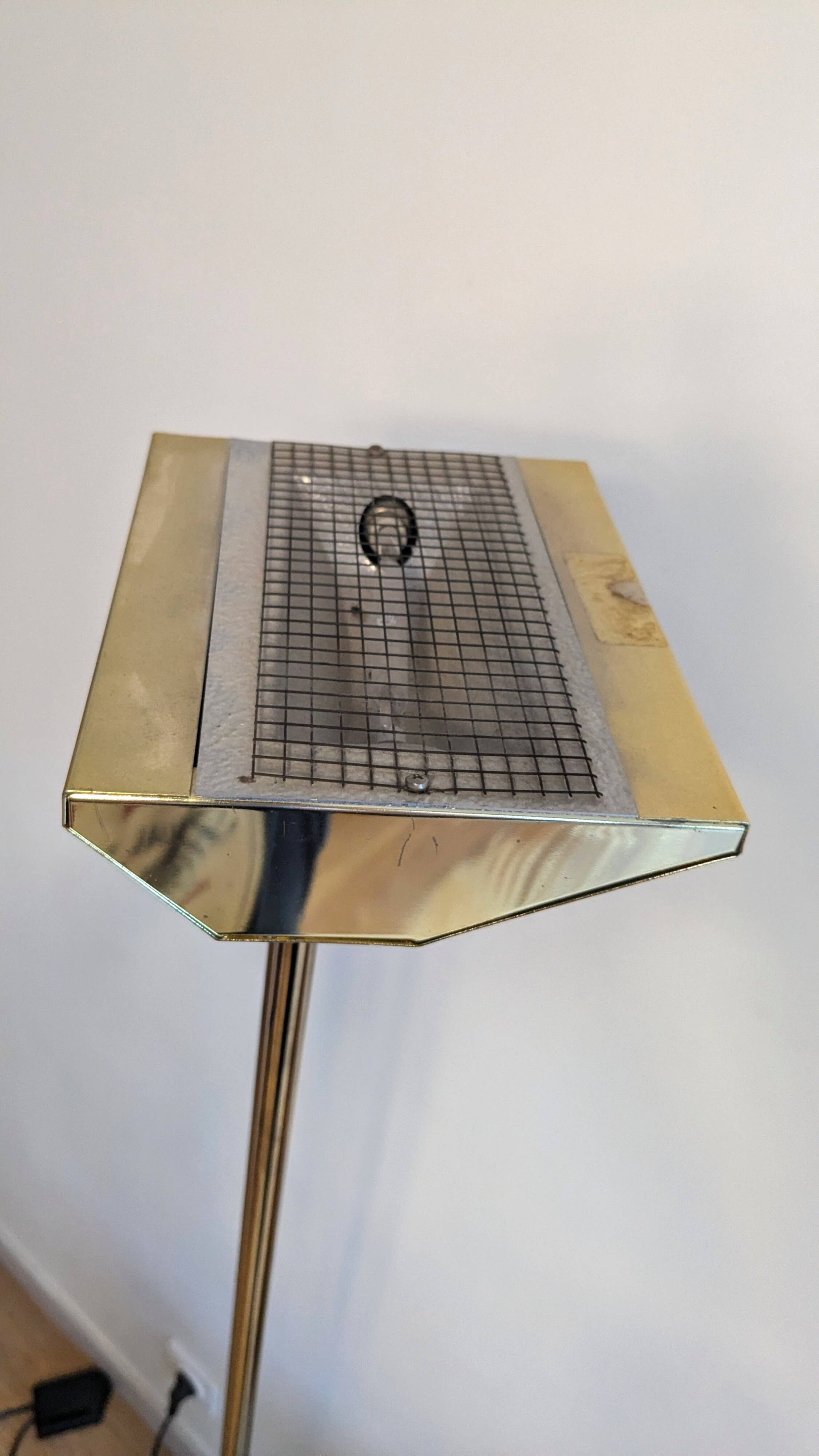 Vintage halogen floor lamp by Relco Milan Italy