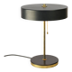 Mid-Century Black & Brass Table Lamp from Kamenický Šenov