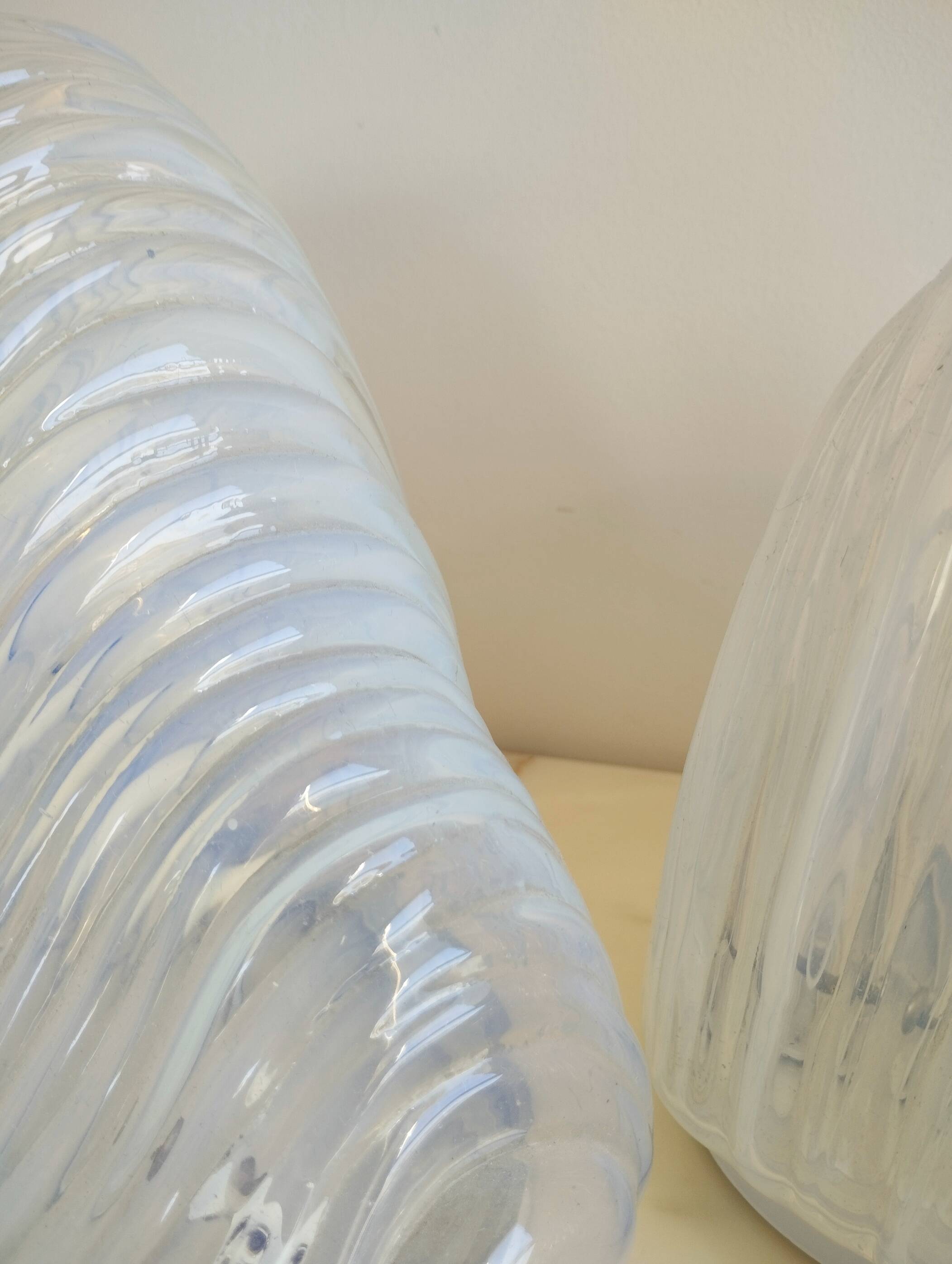 Pair of Iceberg model lamps by Carlo Nason