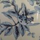 Blue & White Chinoiserie Ginger Jar Table Lamp Raised Bird & Floral Moti