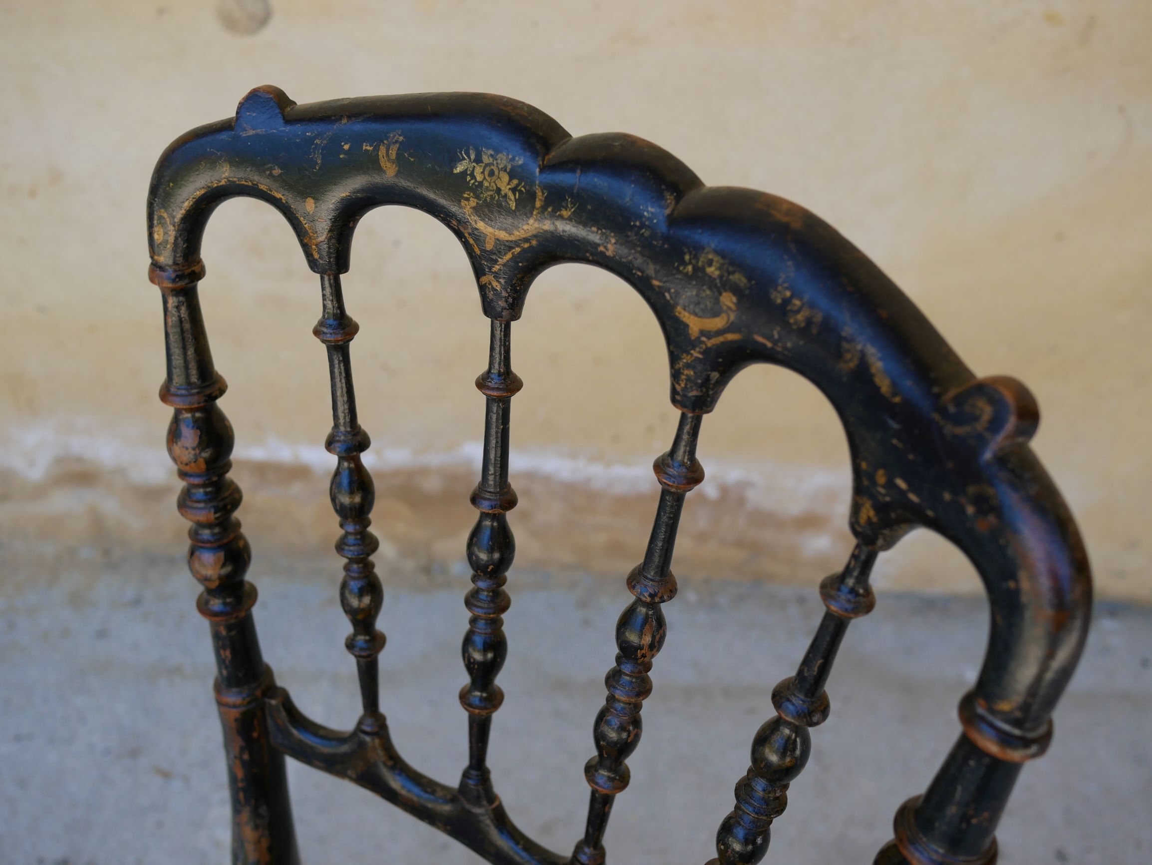 Napoleon III Chair in wood and cannage, twenties