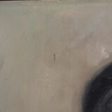 Oil on canvas portrait
