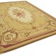 Handmade European Vintage Aubusson Kilim 264 cm x 364 cm
