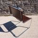 Chaise en cuir marron de Bersanelli modelé Spoletto